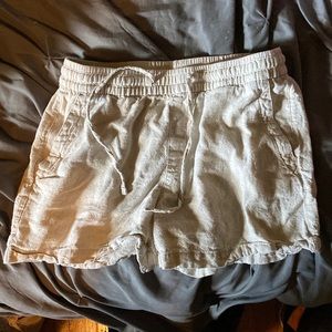 Old Navy tan shorts lightly worn